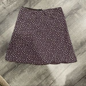 🙊Brandy Melville brown floral print midi skirt🙉